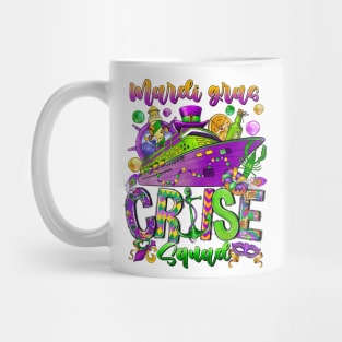 Mardi Gras Cruise Squad Festival Ship Party 2024 Mug